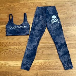 Lululemon x SoulCycle Diamond Dye Align Bra & Leggings Set